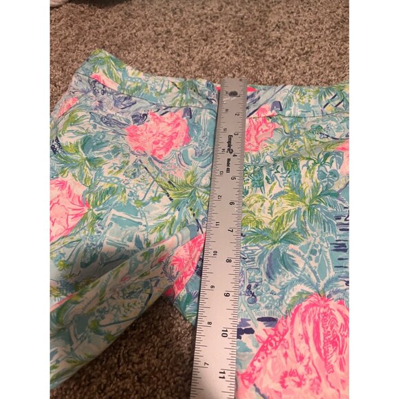 Lilly Pulitzer BOHEMIAN QUEEN Kelly ankle pants size 4 - Picture 3 of 9